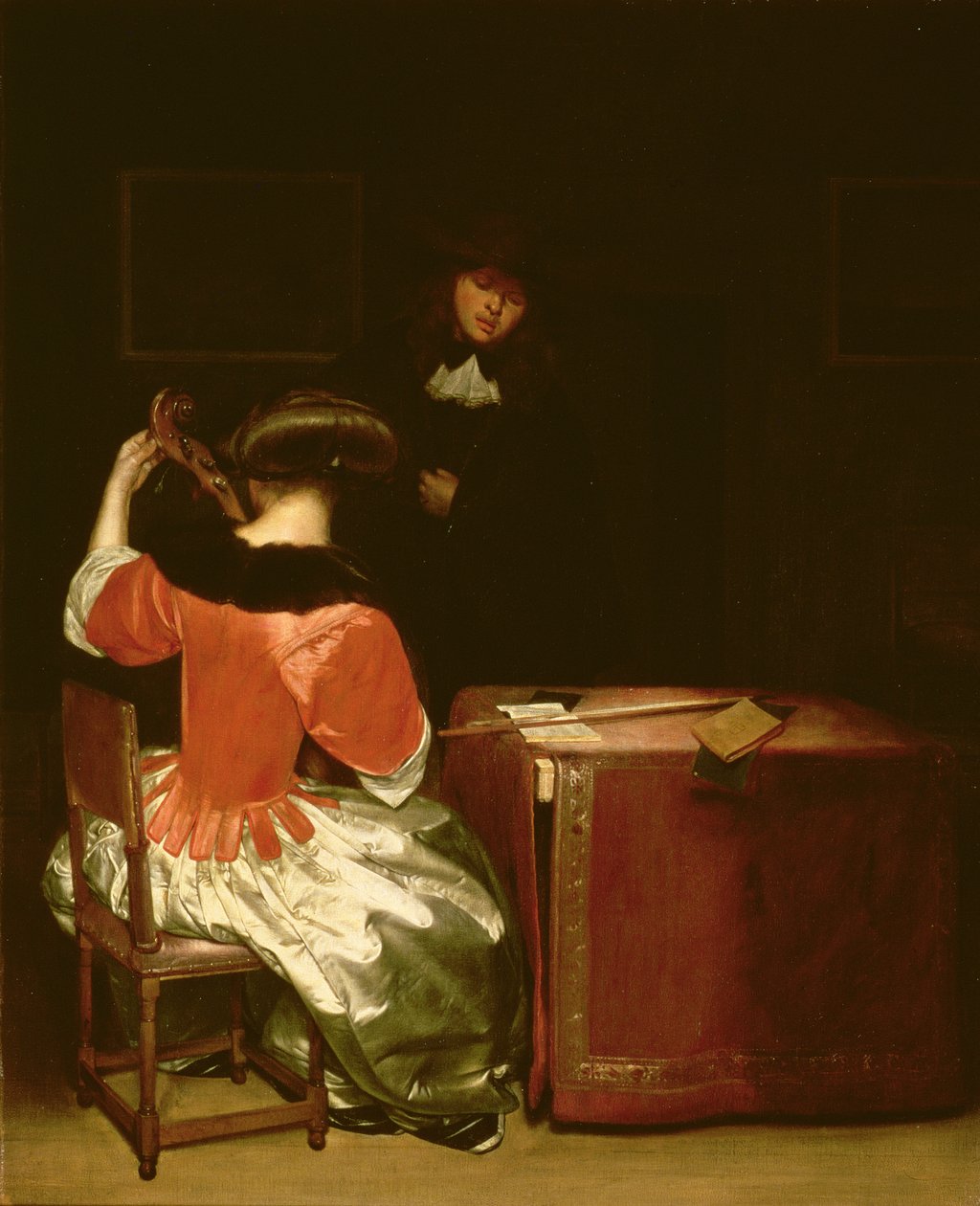 Music Lesson by Gerard ter Borch