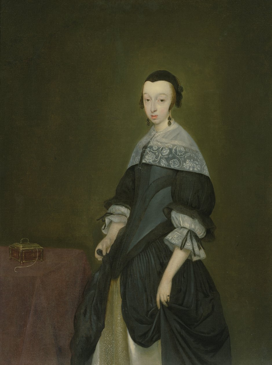 Portrait of a Lady by Gerard ter Borch