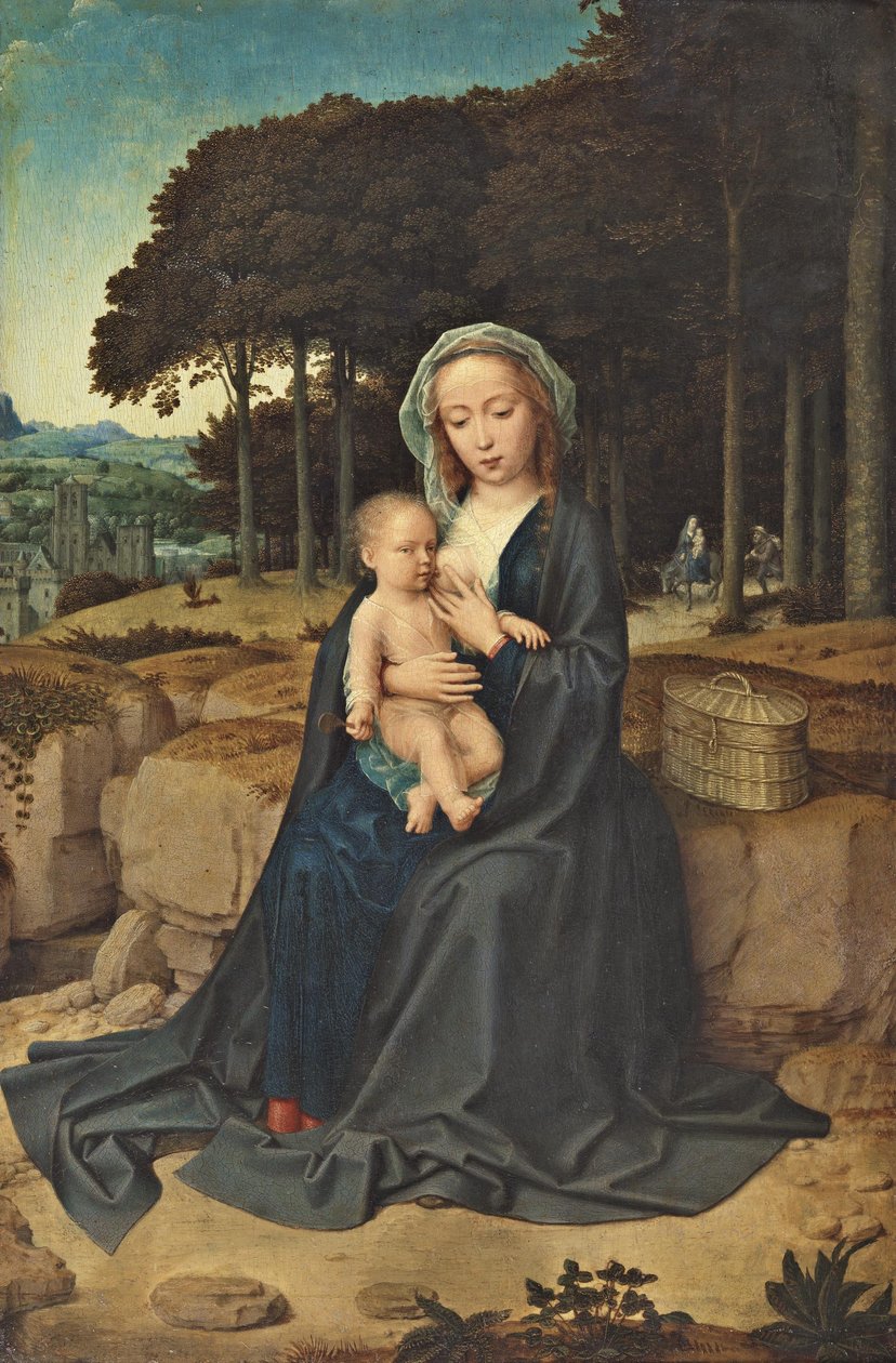 Rest on the Flight into Egypt by Gerard David