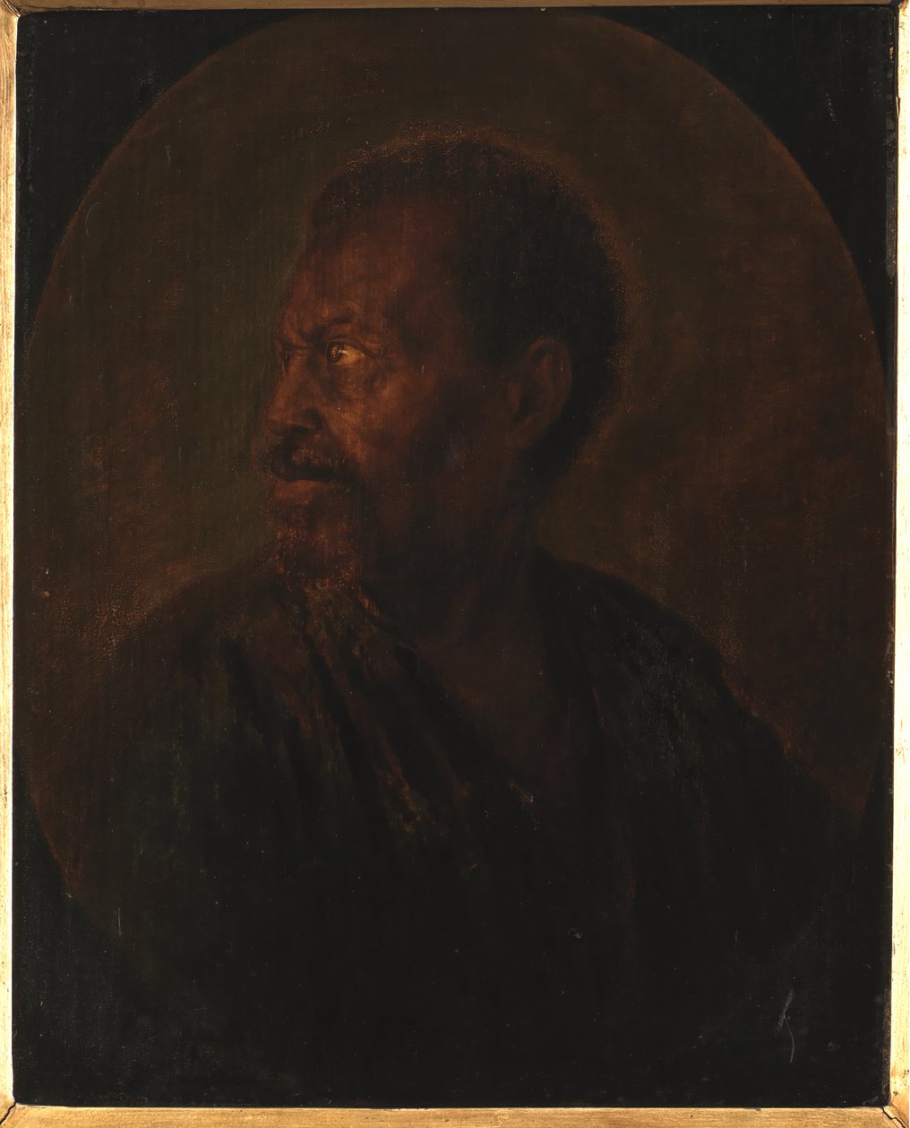 Head of an African by Gerrit Dou