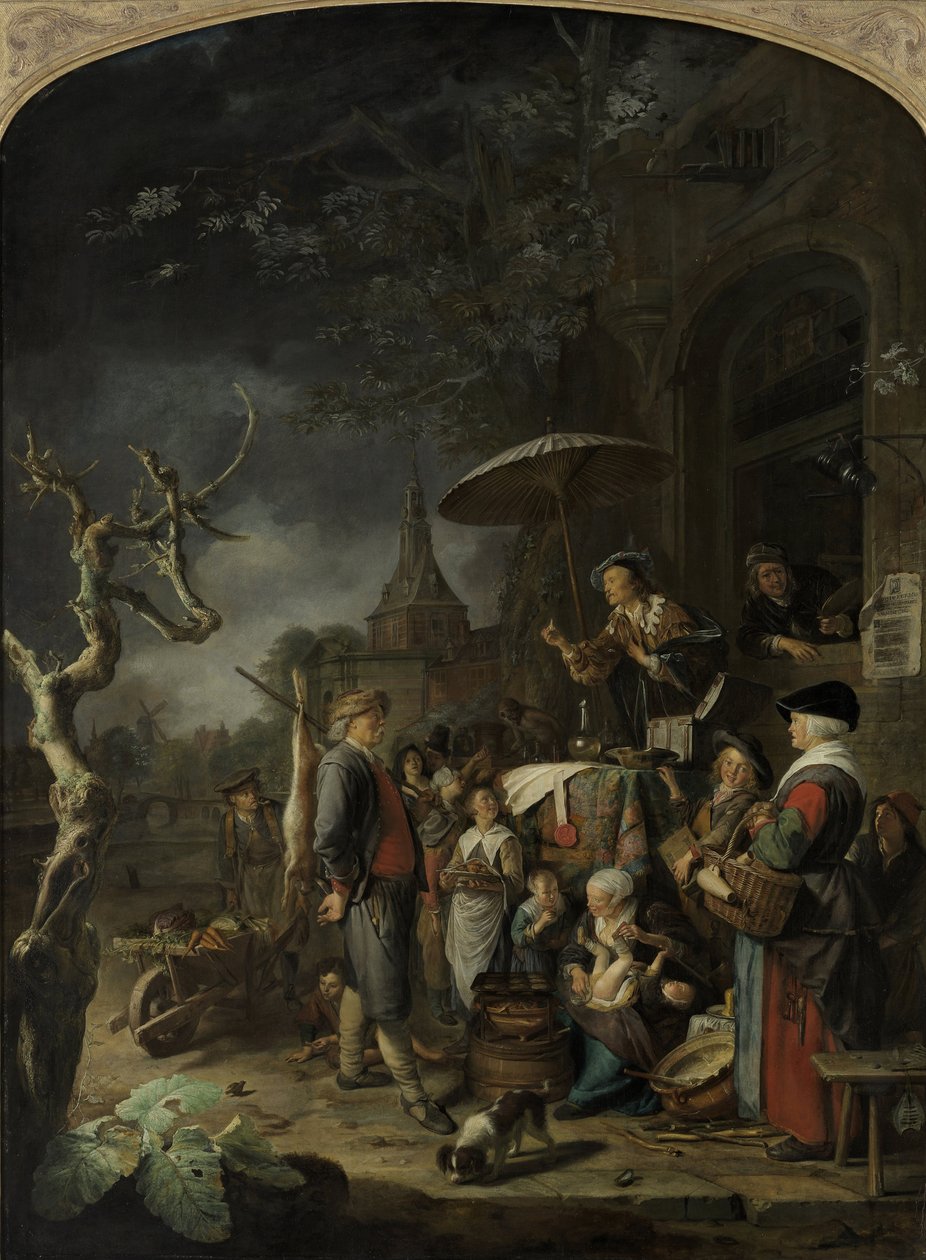 The Quack, 1652 by Gerrit Dou