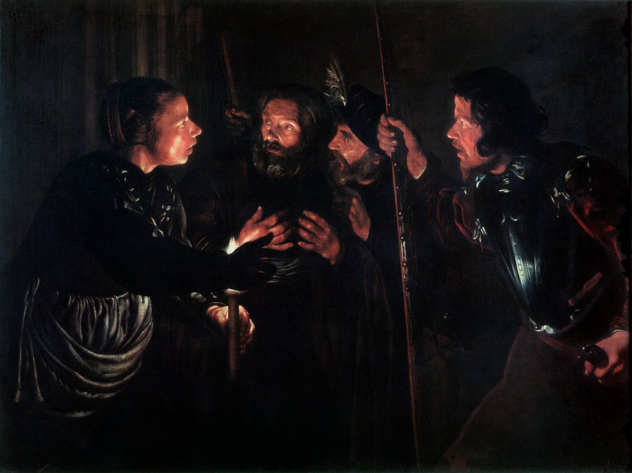 The Denial of Saint Peter by Gerard . Seghers