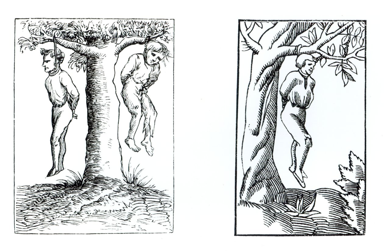 Execution of the Sentences of the Secret Tribunal, after Woodcuts in Cosmographie Universelle of Munster, Published 1552 by German School