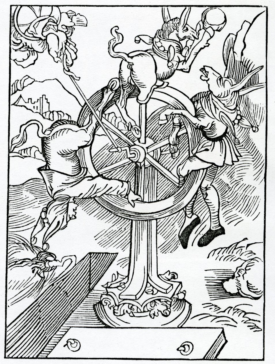 Of the mutability of fortune, illustration from Alexander Barclay