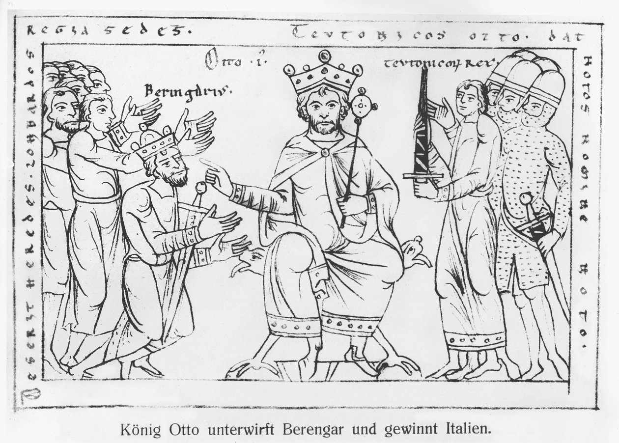 Otto I Submitting to Berenger II and the Triumph of Italy, from 