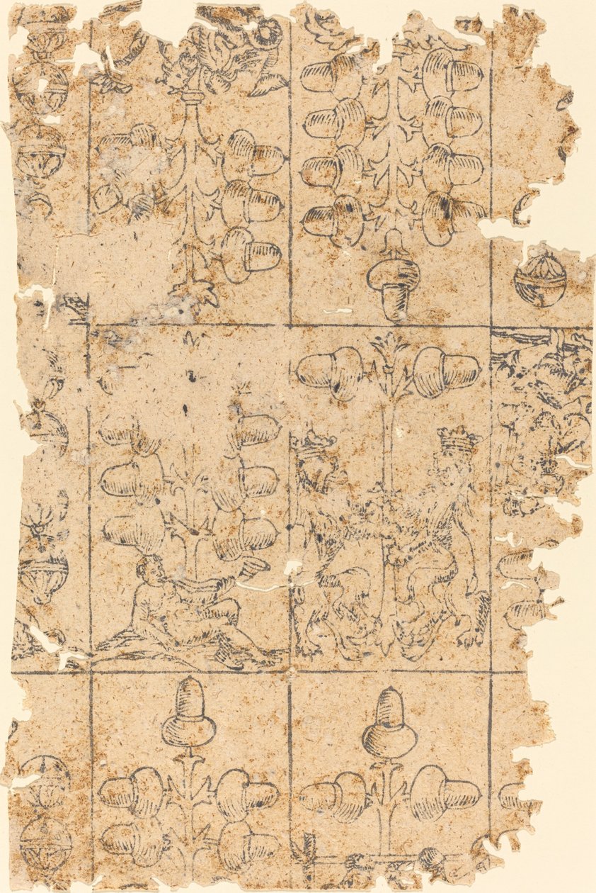 Playing Card by German 16th Century