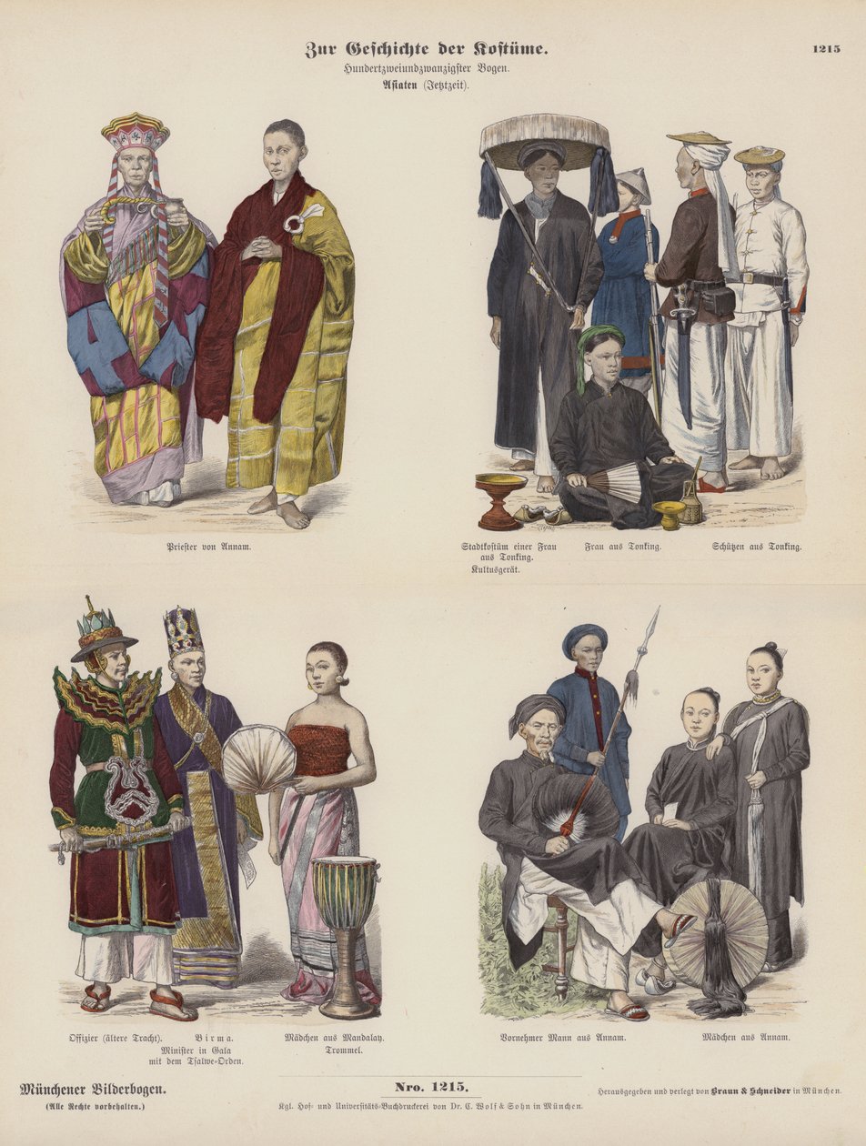 Costumes of Asia by German School