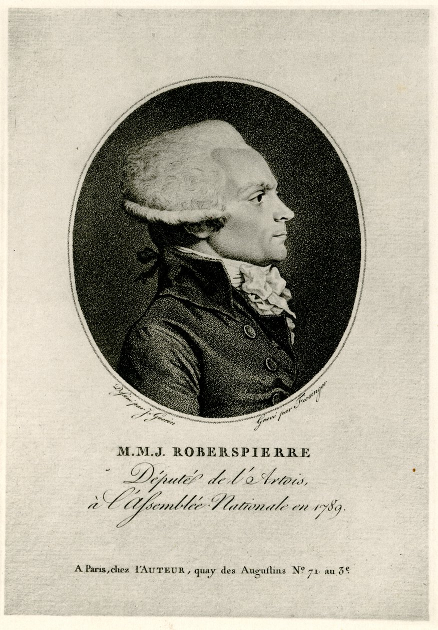 Maximilien Marie Isidore de Robespierre by German School