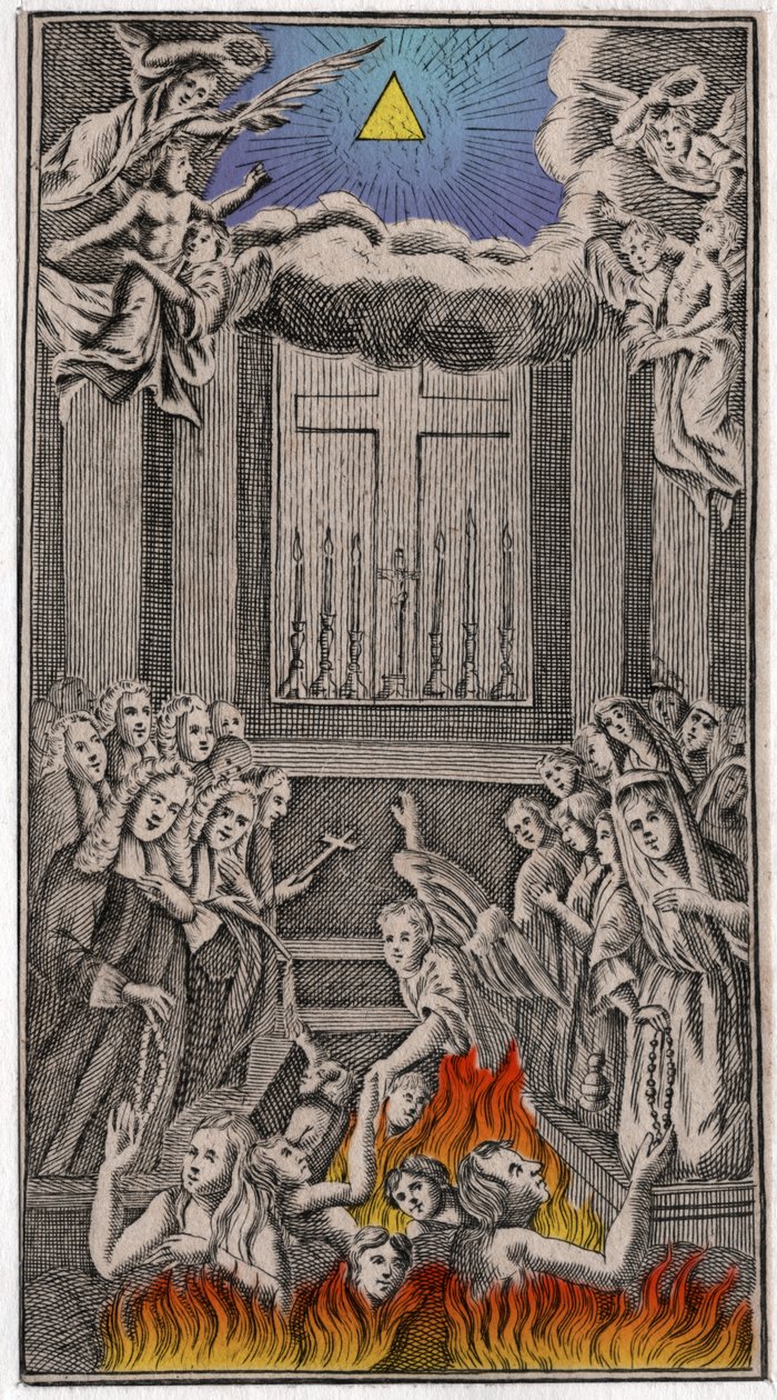 Messe in the temple by German School
