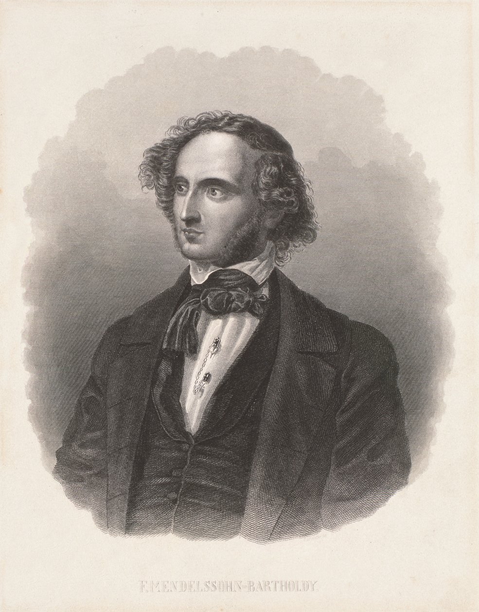 Portrait of Felix Mendelssohn by German School