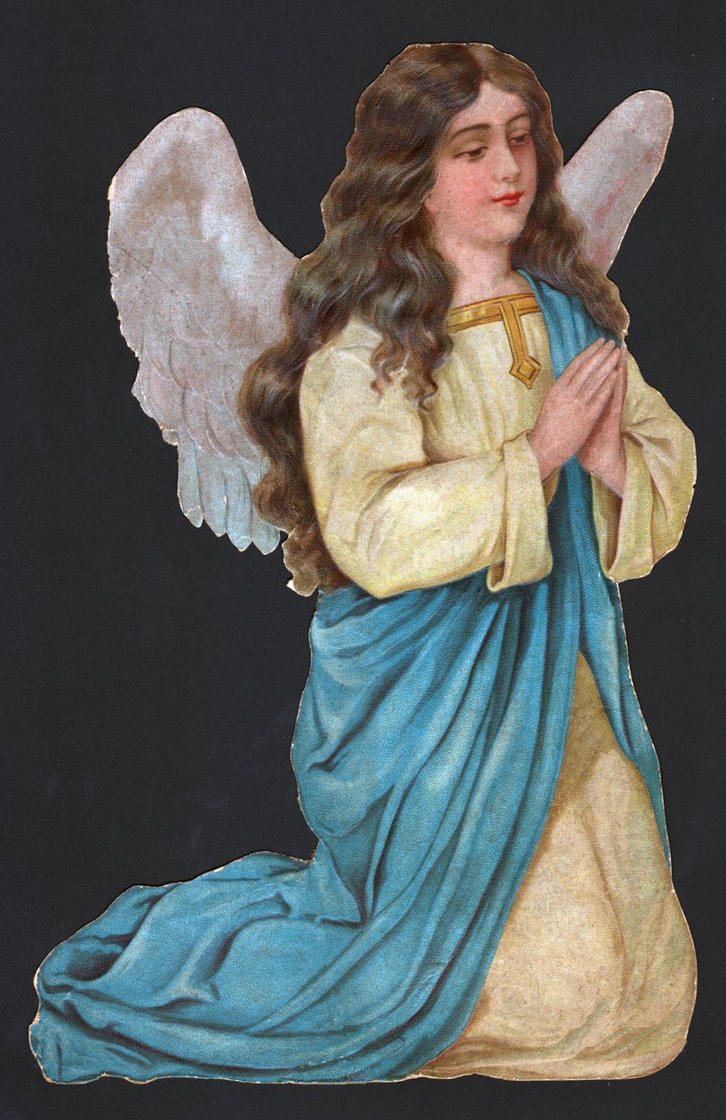 Praying Angel by German School