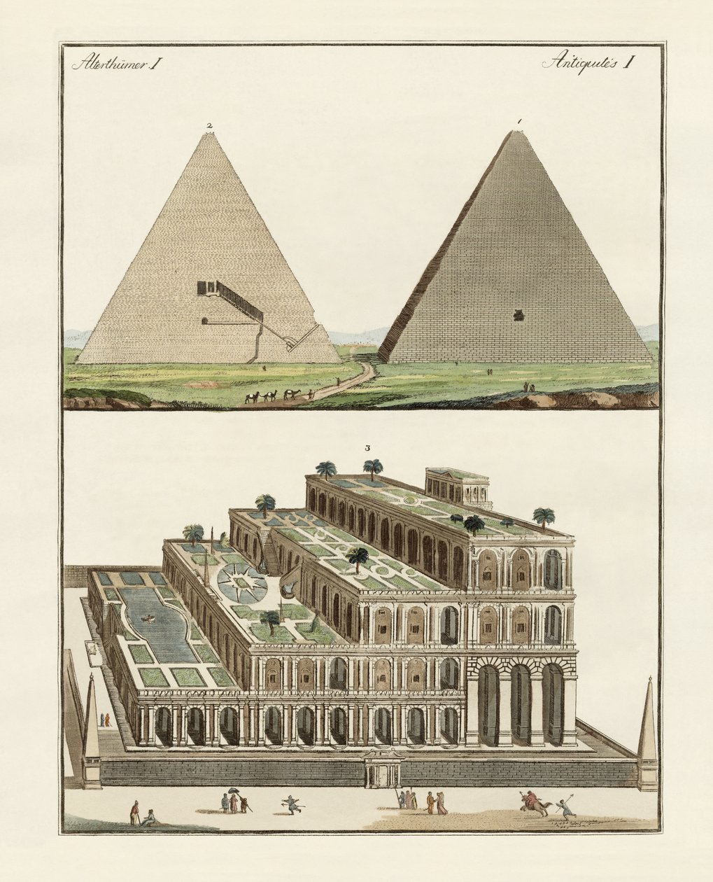 The Seven Wonders of the World by German School