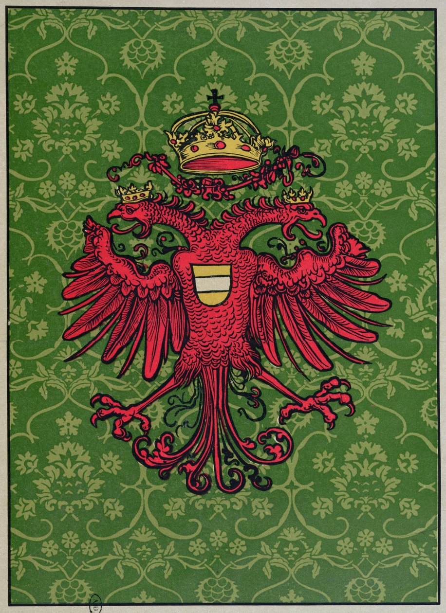The two-headed eagle of Maximilian I by German School