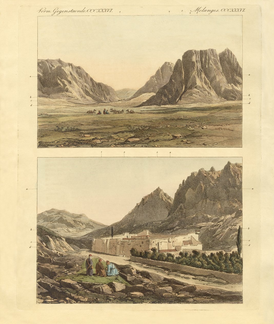 Way to Mount Sinai by German School