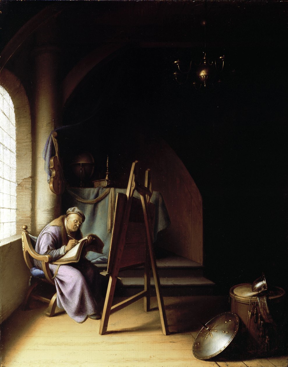 Man with Easel by Gerrit Dou