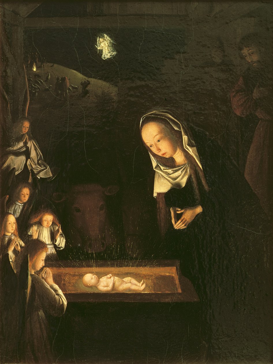 The Nativity at Night by Gerrit tot Sint Jans