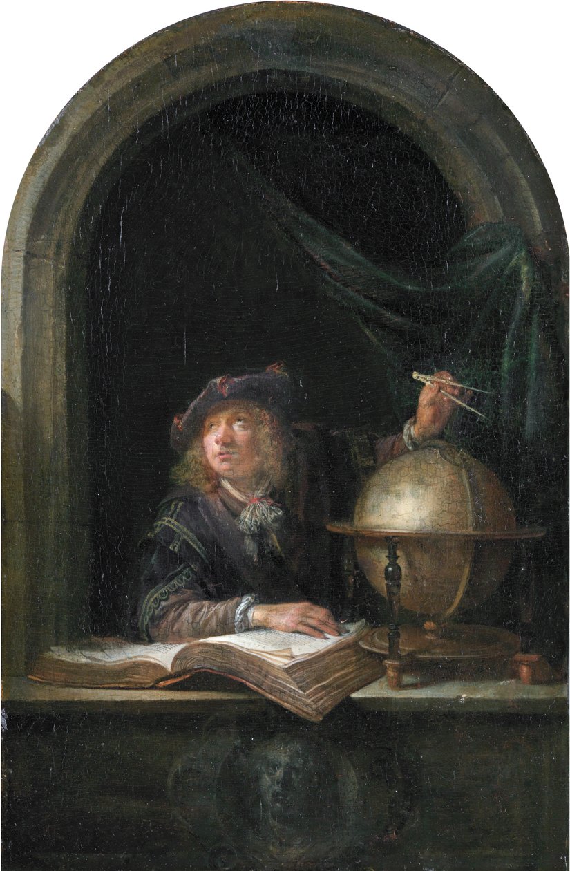 Astronomer in a Window by Gerrit Dou