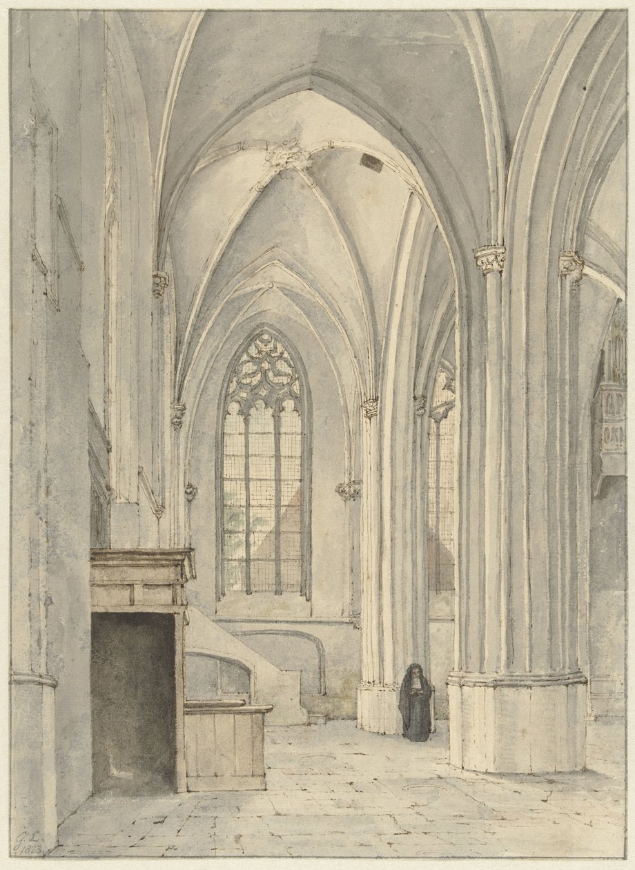 Interior of the Church of Rhenen by Gerrit Lamberts