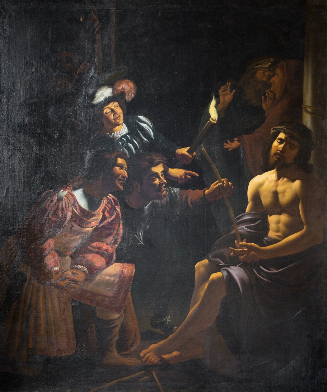 The Mocking of Christ by Gerrit van Honthorst
