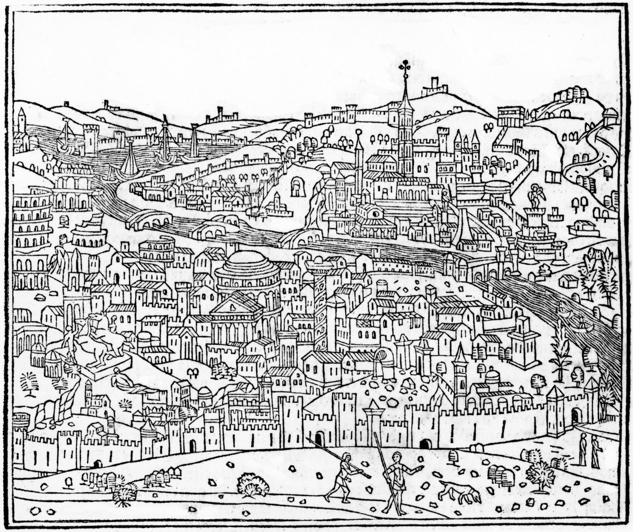 View of Rome, from 