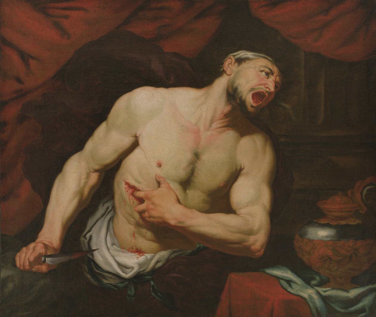 The Death of Cato of Utica by Giambattista Langetti