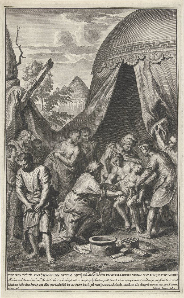 Circumcision of Ishmael by Gilliam van der Gouwen