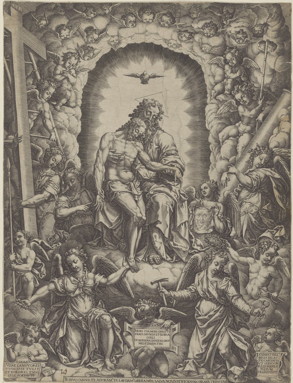Holy Trinity by Giorgio Ghisi
