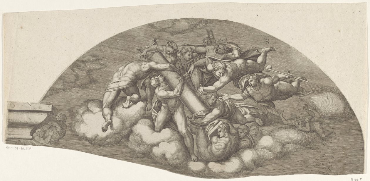 The Last Judgment, Sheet A by Giorgio Ghisi