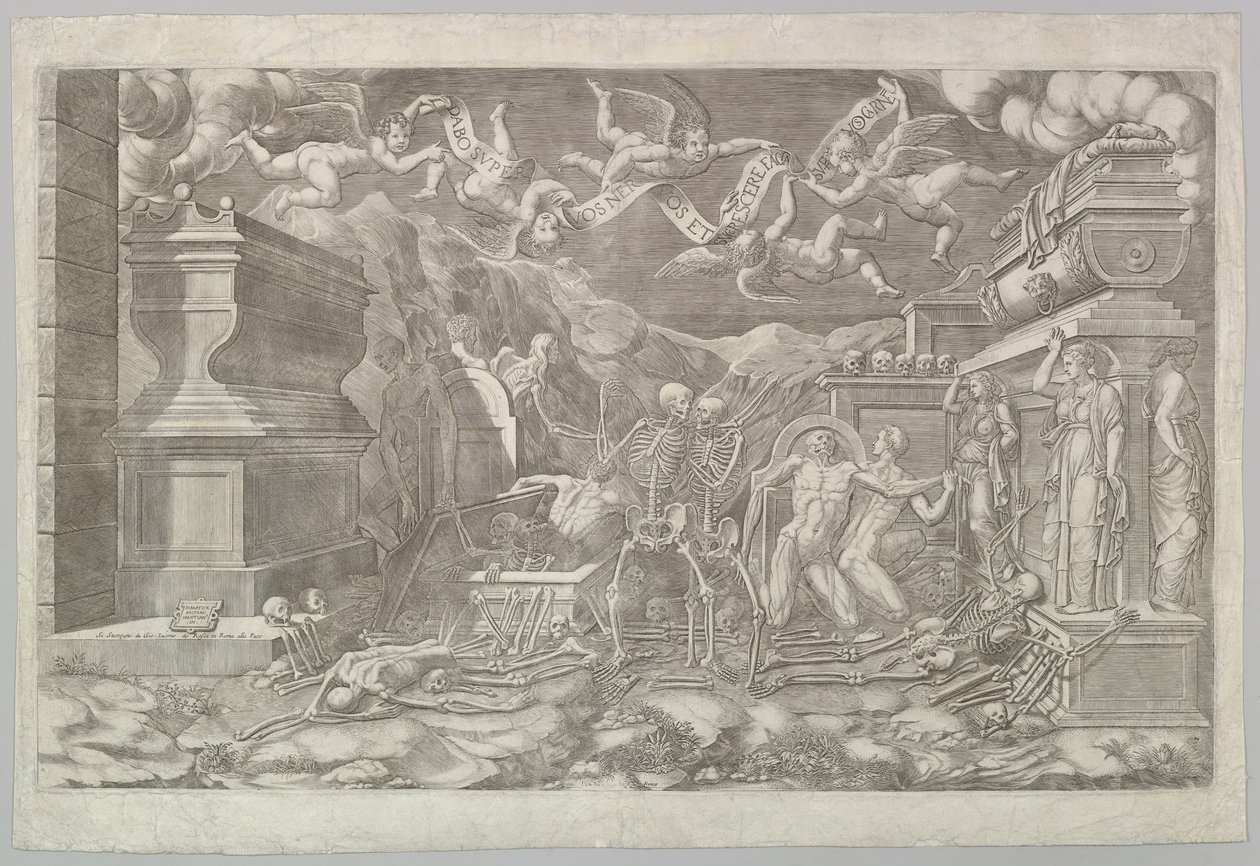 The Vision of Ezekiel by Giorgio Ghisi