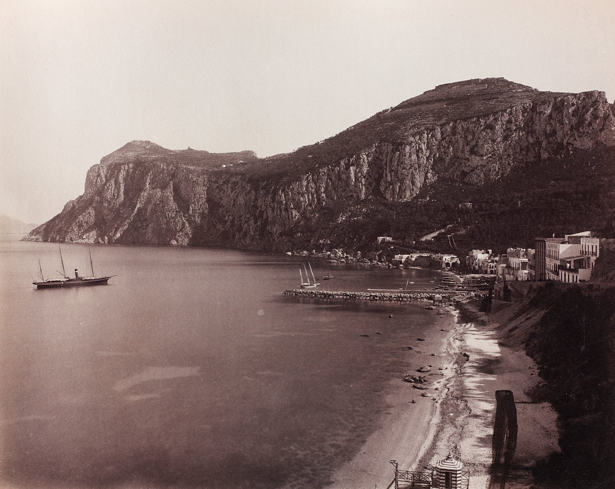 Panoramic view of Capri by Giorgio Sommer