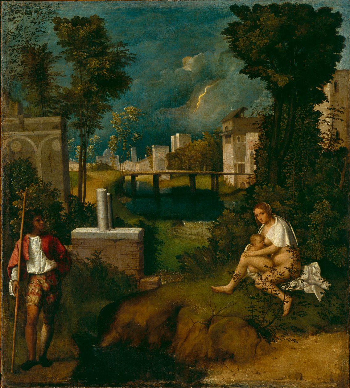 The Tempest by Giorgione da Castelfranco
