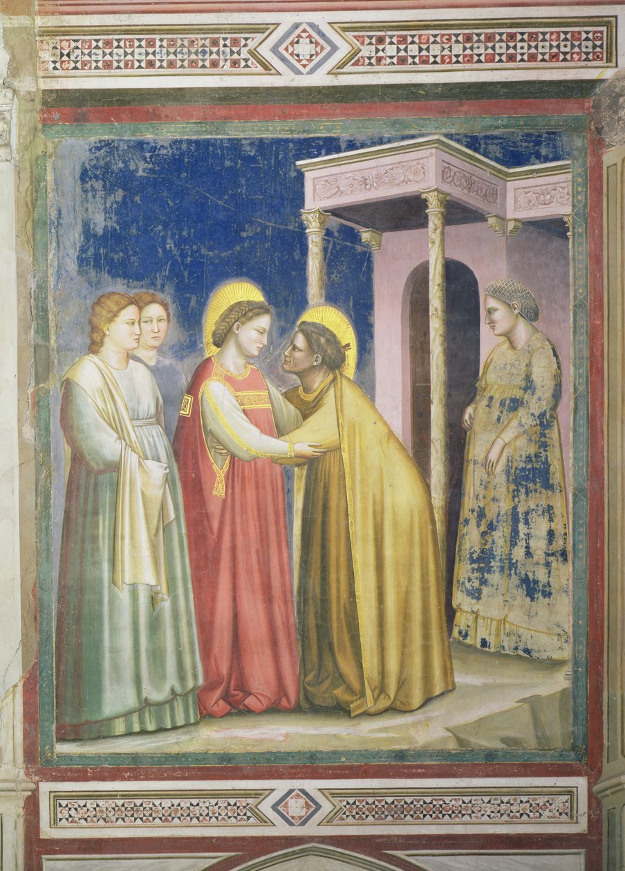 The Visitation by Giotto di Bondone