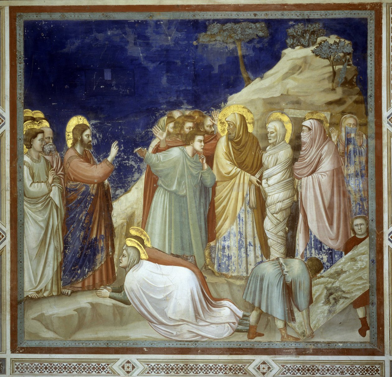 The Raising of Lazarus (fresco) by Giotto (c.1266 1337)