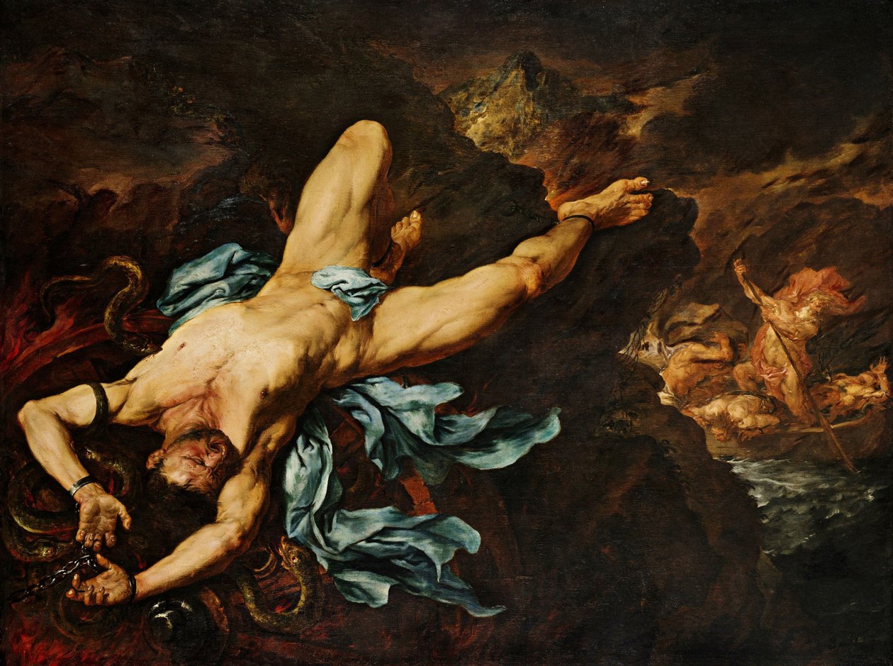 The Torture of Ixion by Giovan Battista Langetti