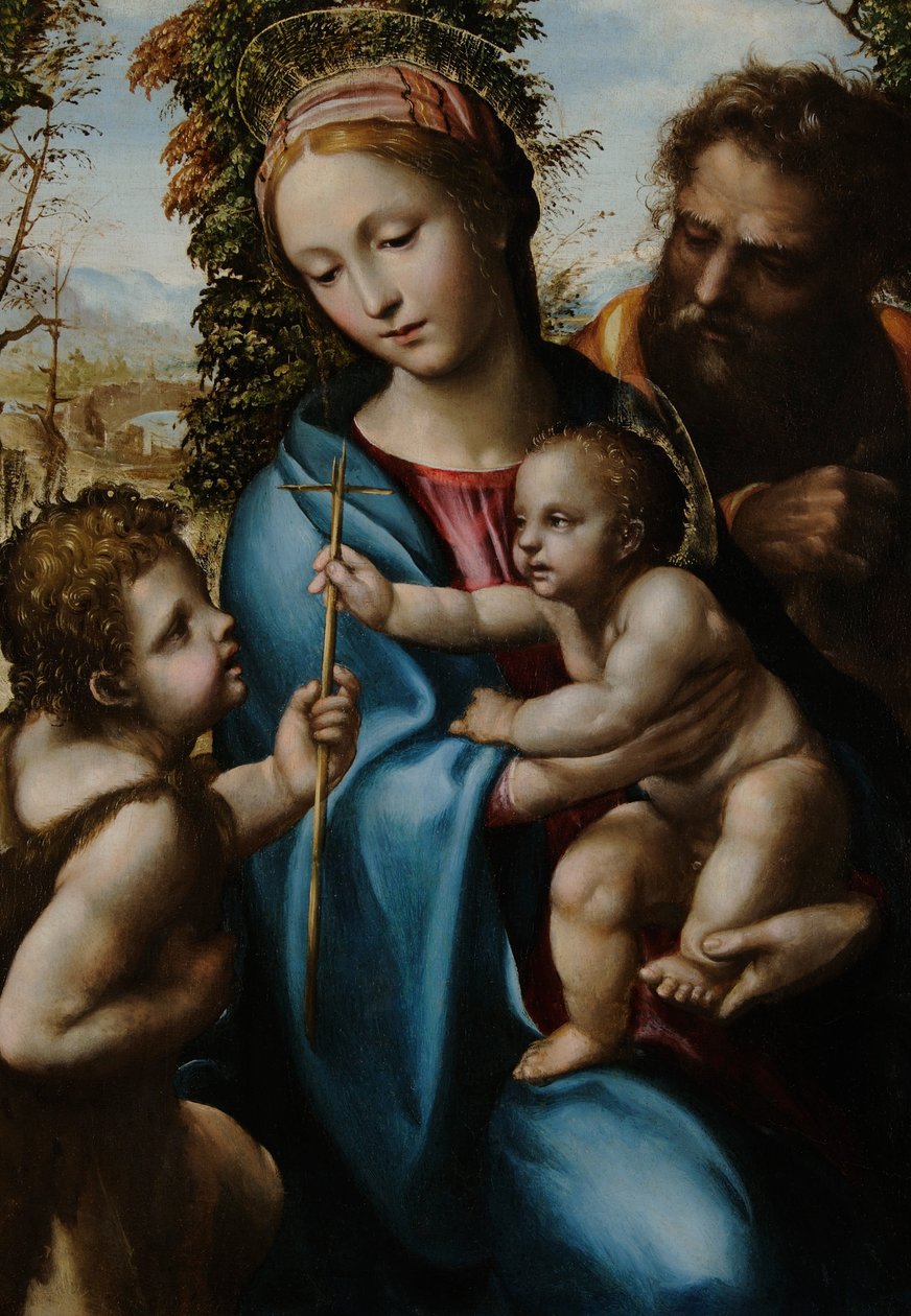 Holy Family with Young Saint John by Giovanni Antonio Bazzi Sodoma