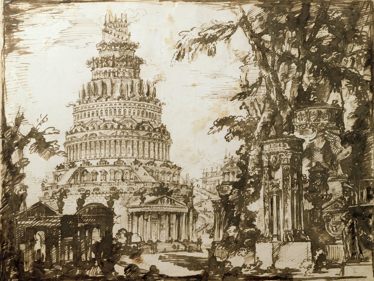 Neo-classical Structures by Giovanni Battista Piranesi