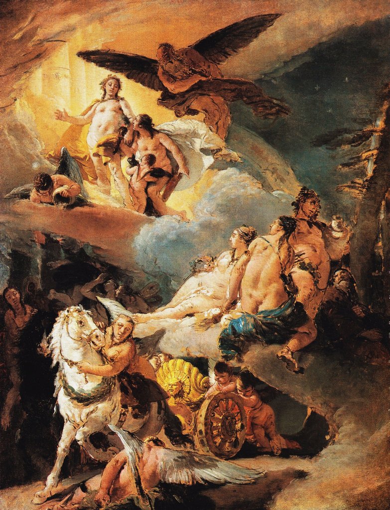 Apollo and Phaethon by Giovanni Battista Tiepolo