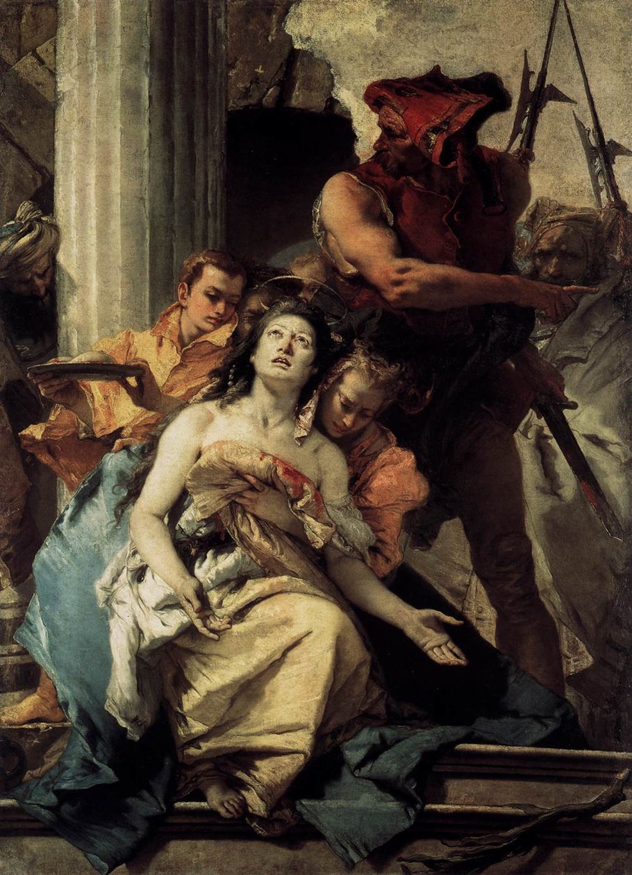 The Martyrdom of St Agatha by Giovanni Battista Tiepolo