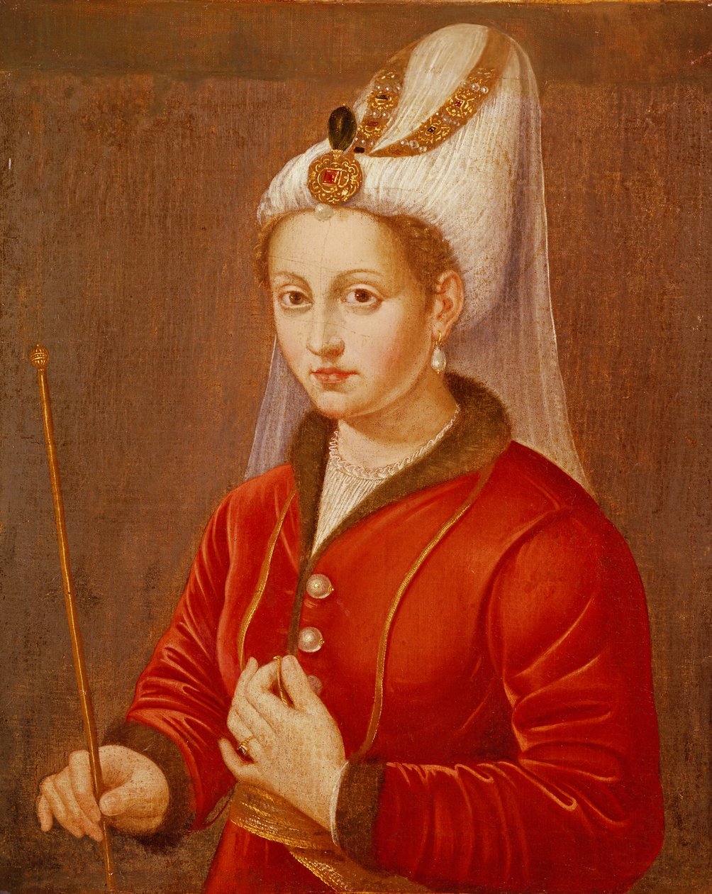 Portrait Presumed to be Catherine Cornaro, Queen of Cyprus by Giovanni Bellini
