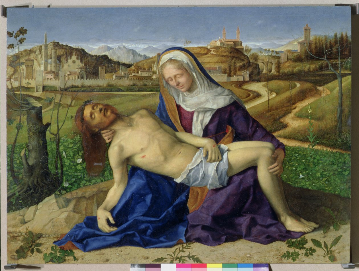 The Pieta (post 1996 restoration) by Giovanni Bellini