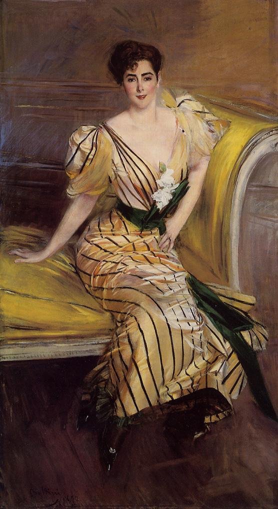 Portrait of Madame Josephina Alvear de Errazuriz by Giovanni Boldini