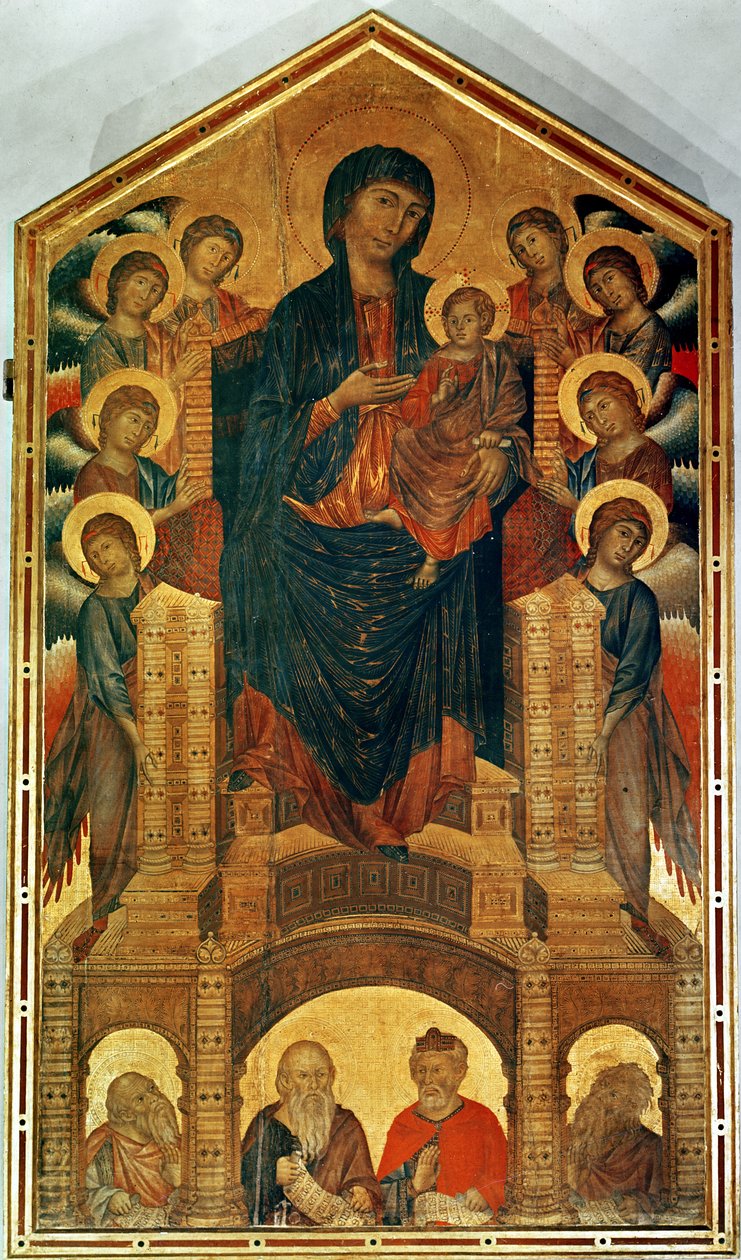 Madonna and Child Enthroned, c.1280-85 by Giovanni Cimabue