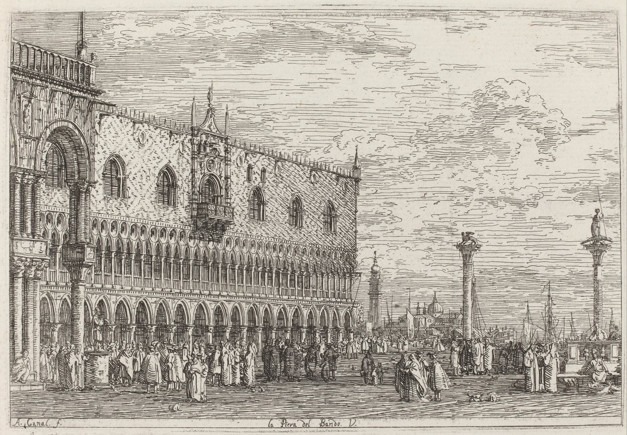 The Stone of the Ban. V. by Giovanni Antonio Canal