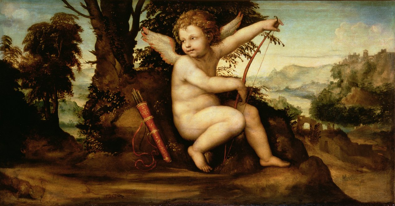 Cupid in a Landscape by Giovanni Antonio Bazzi Sodoma