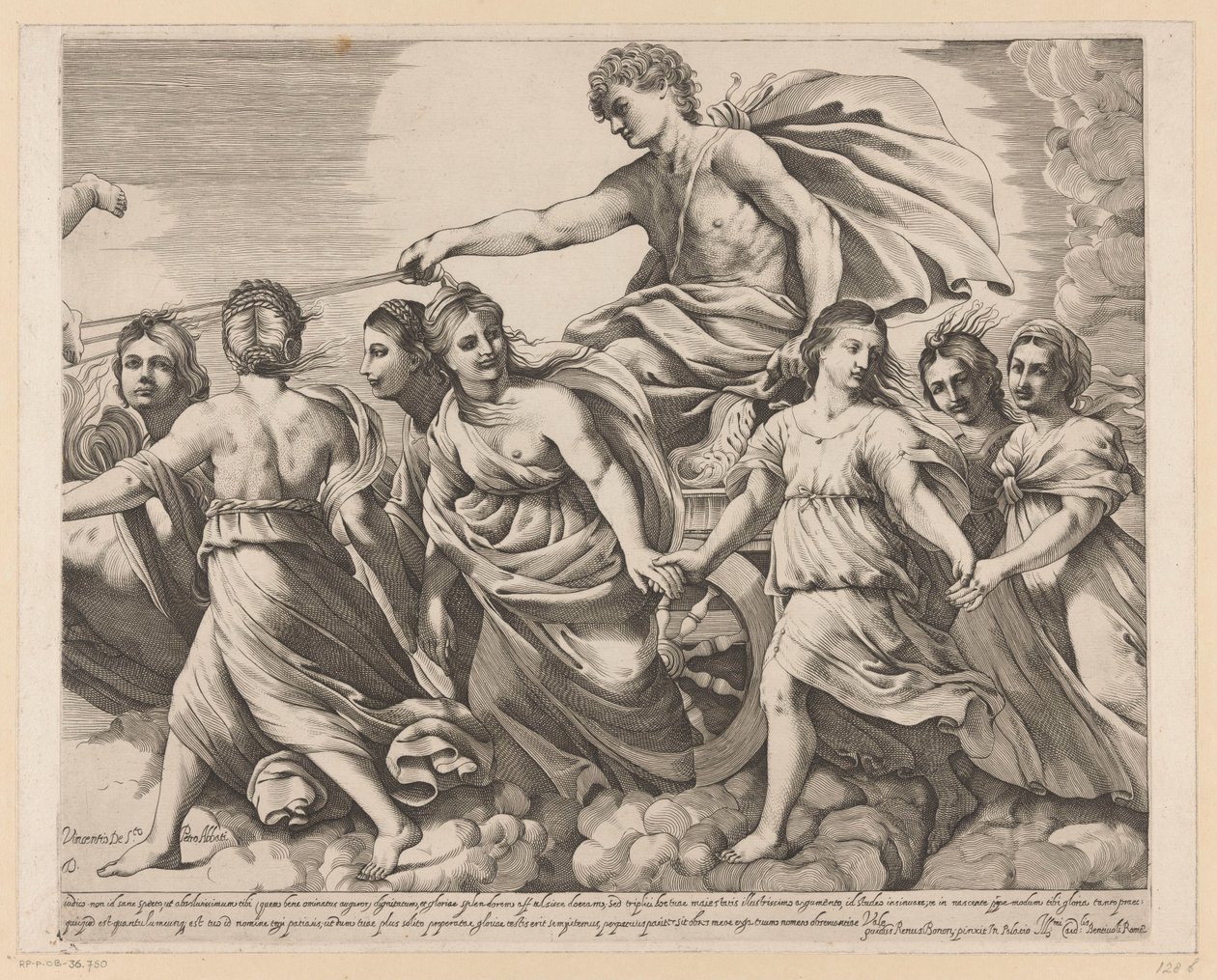 Apollo and Aurora (Right Part) by Giovanni Battista Pasqualini