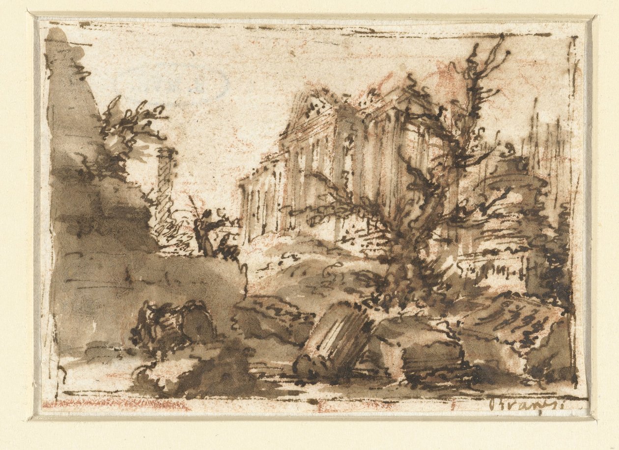 Roman Ruins by Giovanni Battista Piranesi