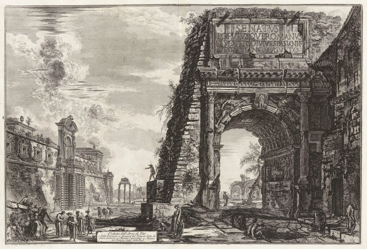 View of the Piazza by Giovanni Battista Piranesi