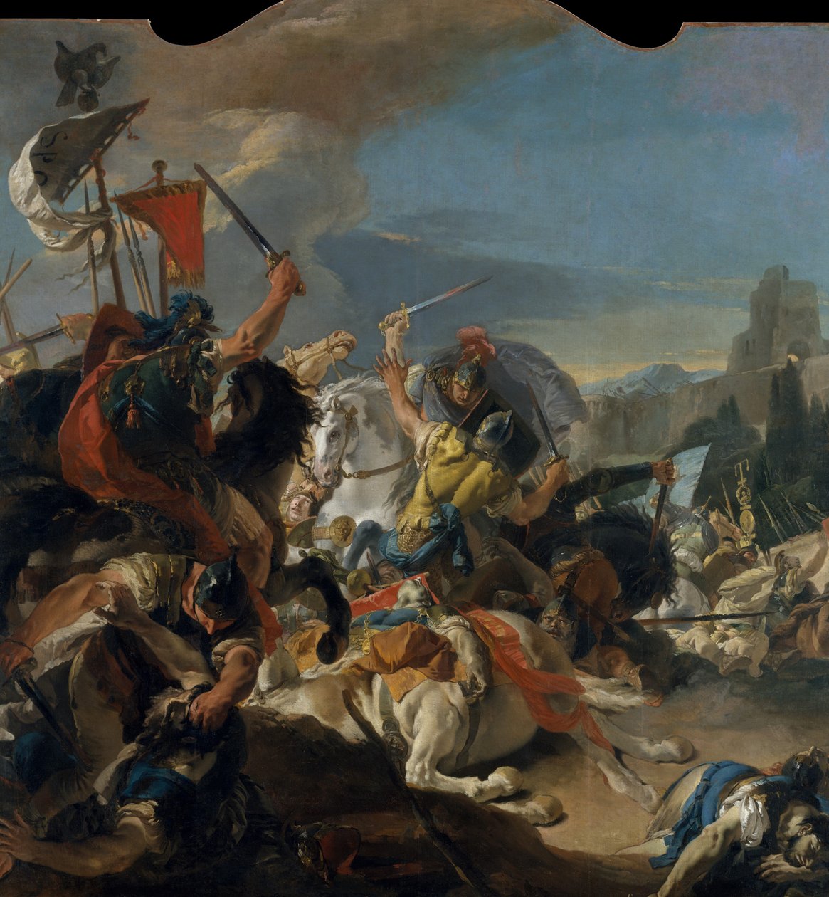 The Battle of Vercellae by Giovanni Battista Tiepolo