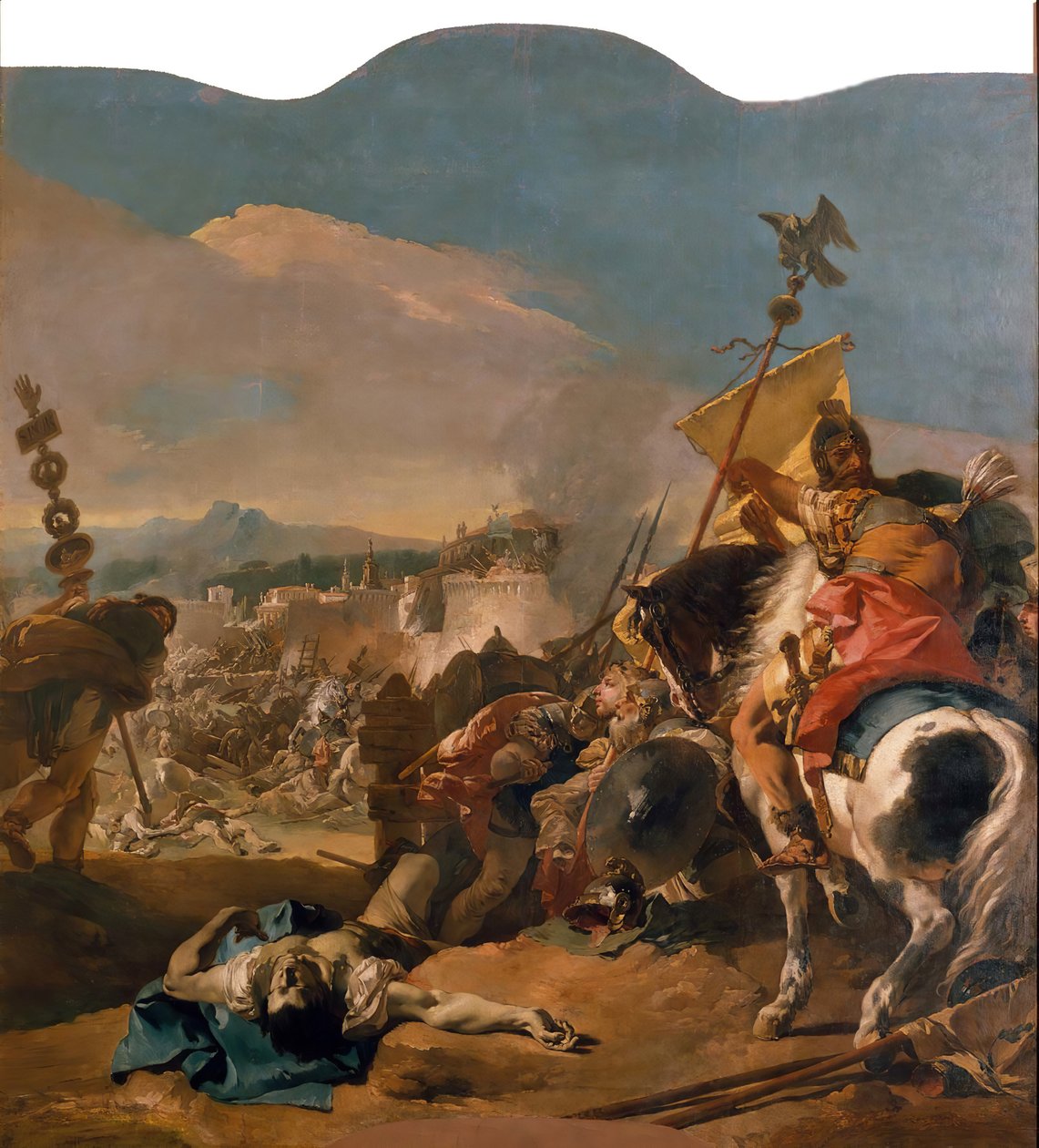 The Capture of Carthage by Giovanni Battista Tiepolo