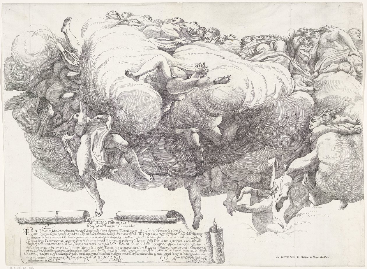 Assumption of Mary (left part) by Giovanni Battista Vanni
